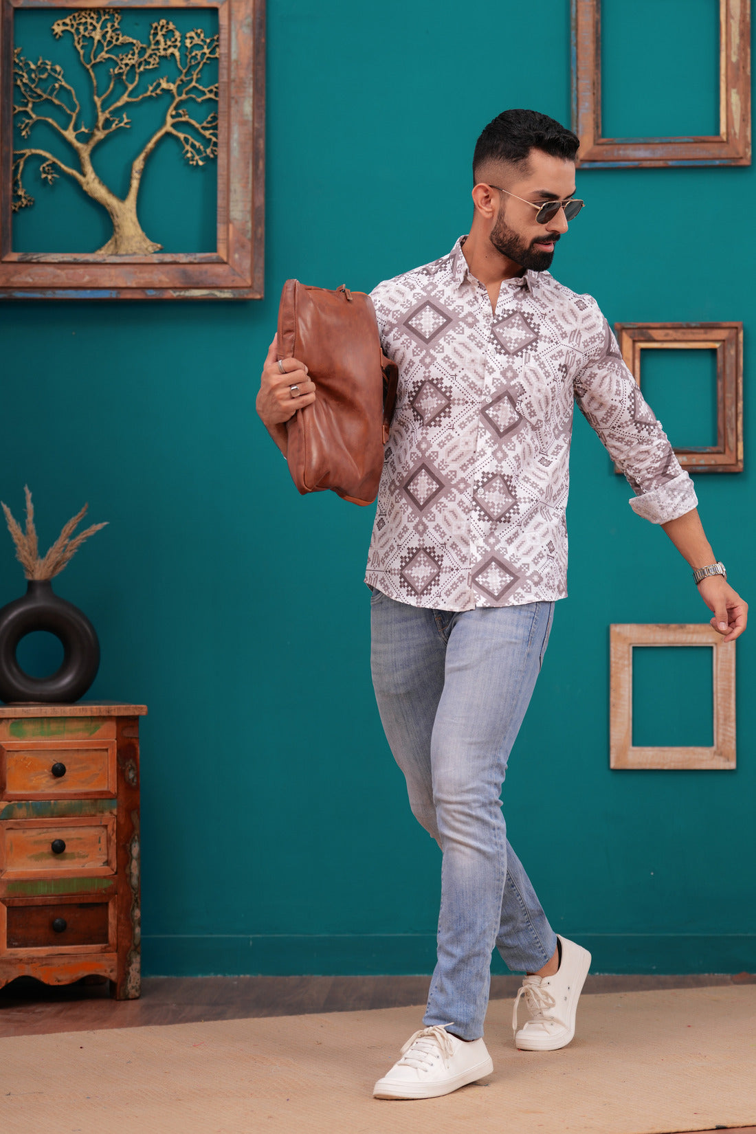 FESTIVE SPECIAL FALCON PRINTED SHIRT