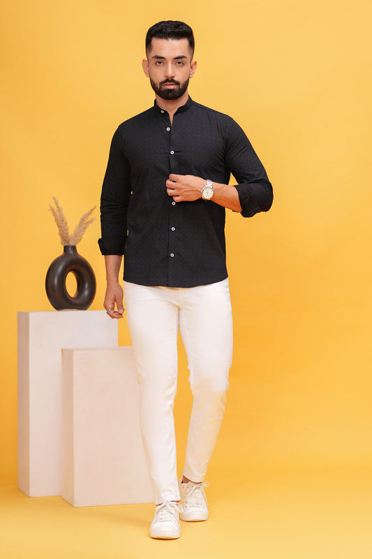 BLACK BOX TEXTURE SHIRT