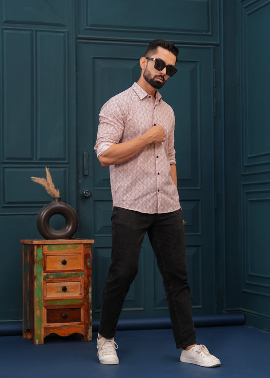 STYLISH LINE PRINTED SHIRT