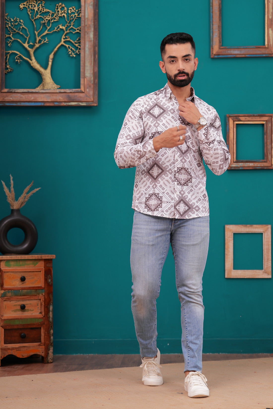 FESTIVE SPECIAL FALCON PRINTED SHIRT