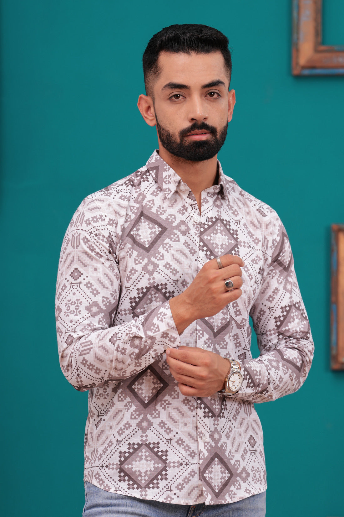 FESTIVE SPECIAL FALCON PRINTED SHIRT