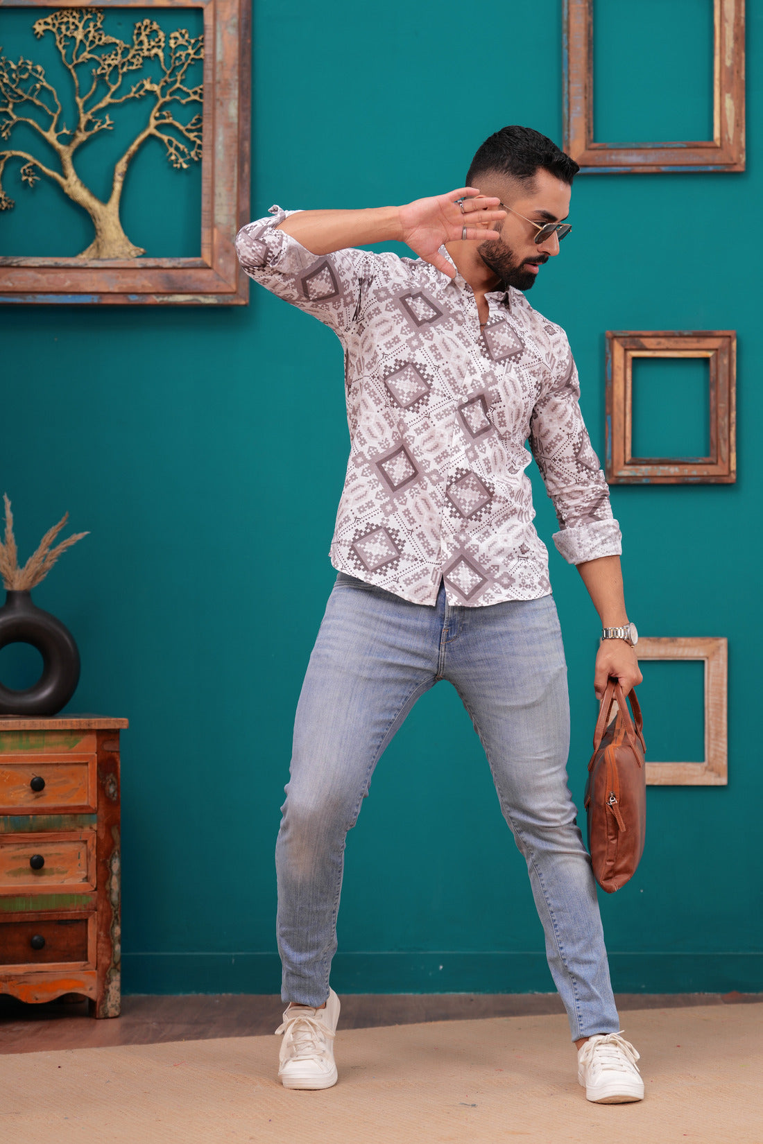 FESTIVE SPECIAL FALCON PRINTED SHIRT