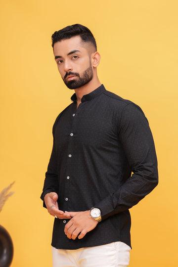 BLACK BOX TEXTURE SHIRT