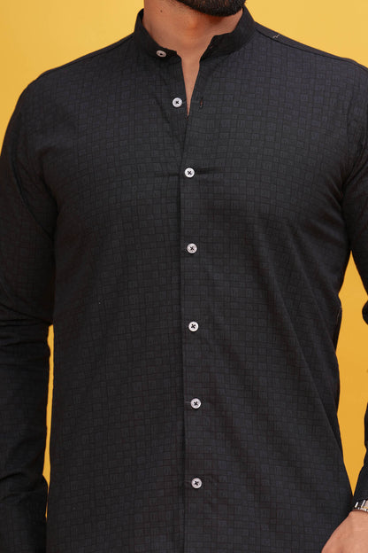 BLACK BOX TEXTURE SHIRT