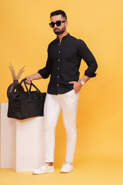 BLACK BOX TEXTURE SHIRT