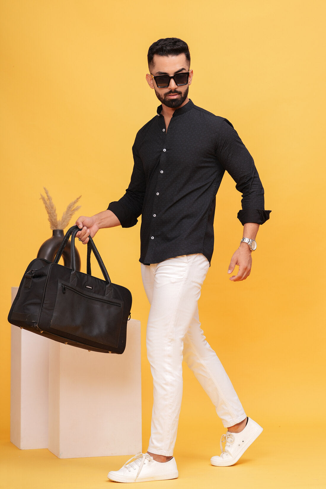 BLACK BOX TEXTURE SHIRT