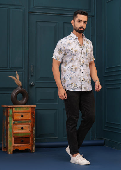 GOLDEN LEAF SHIRT WITH POCKET