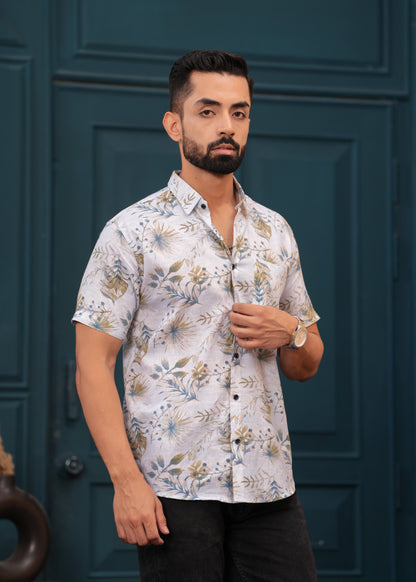 GOLDEN LEAF SHIRT WITH POCKET