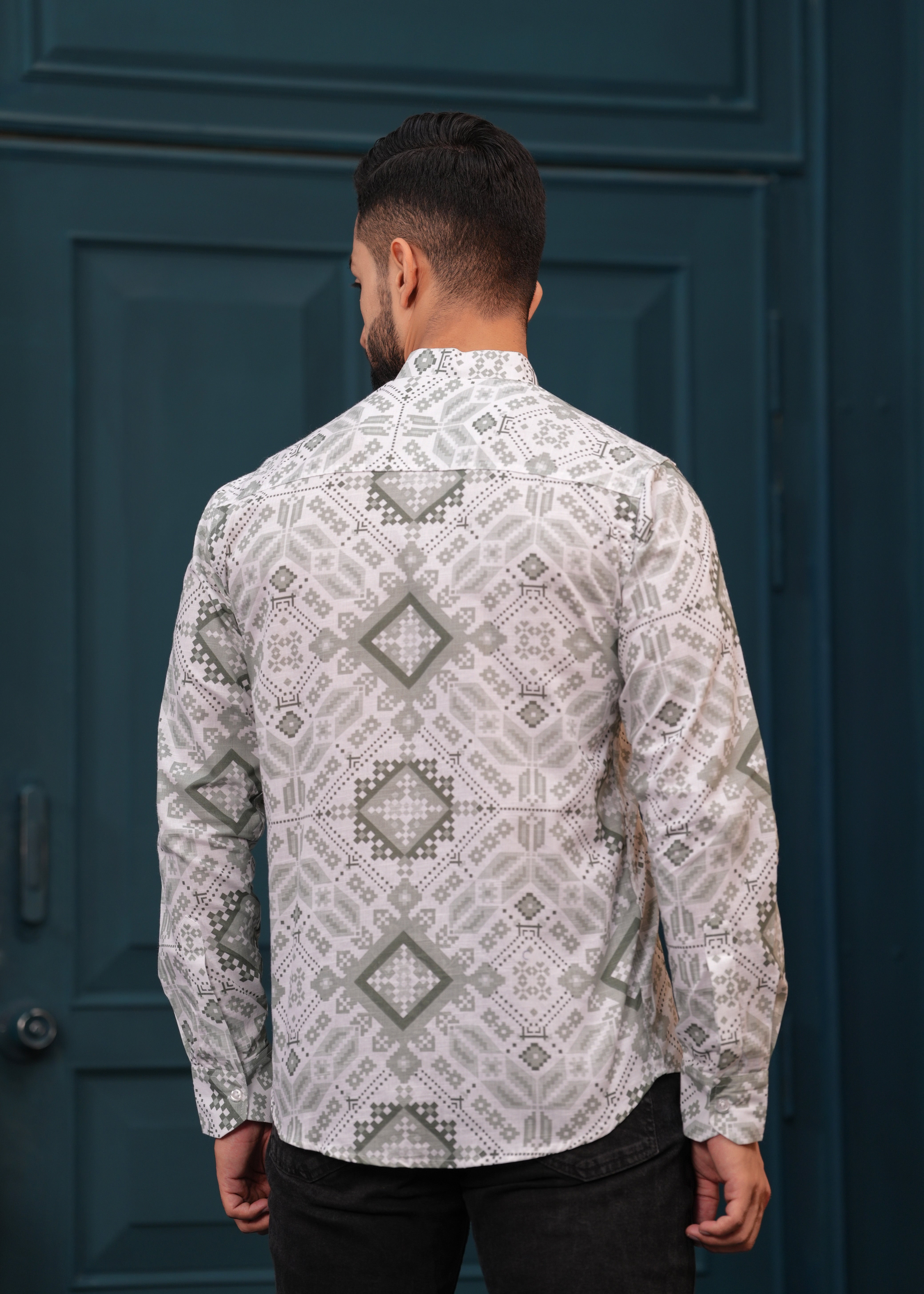 GREEN FALCON PRINTED SHIRT
