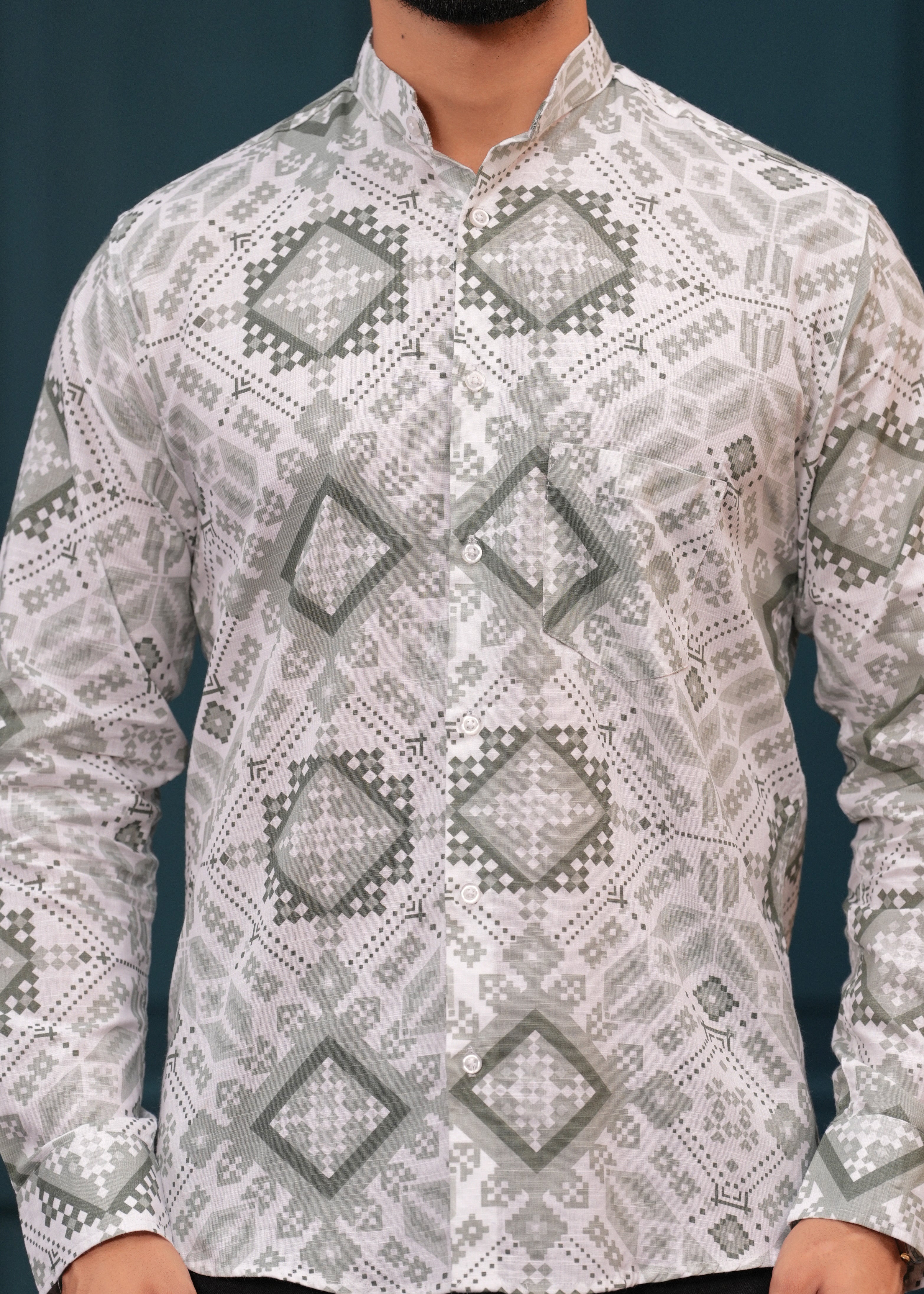 GREEN FALCON PRINTED SHIRT