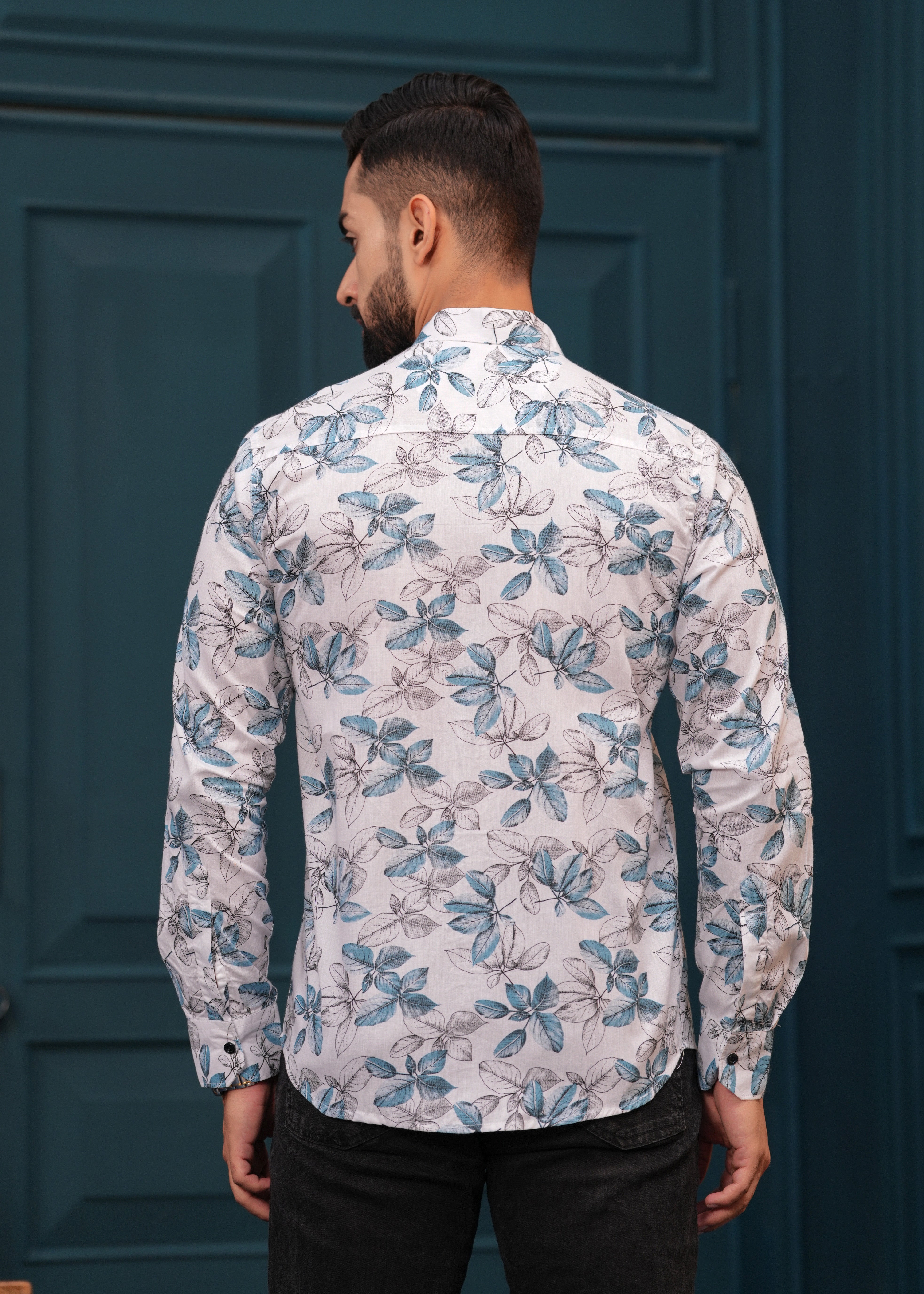 BLUE LEAF SHIRT
