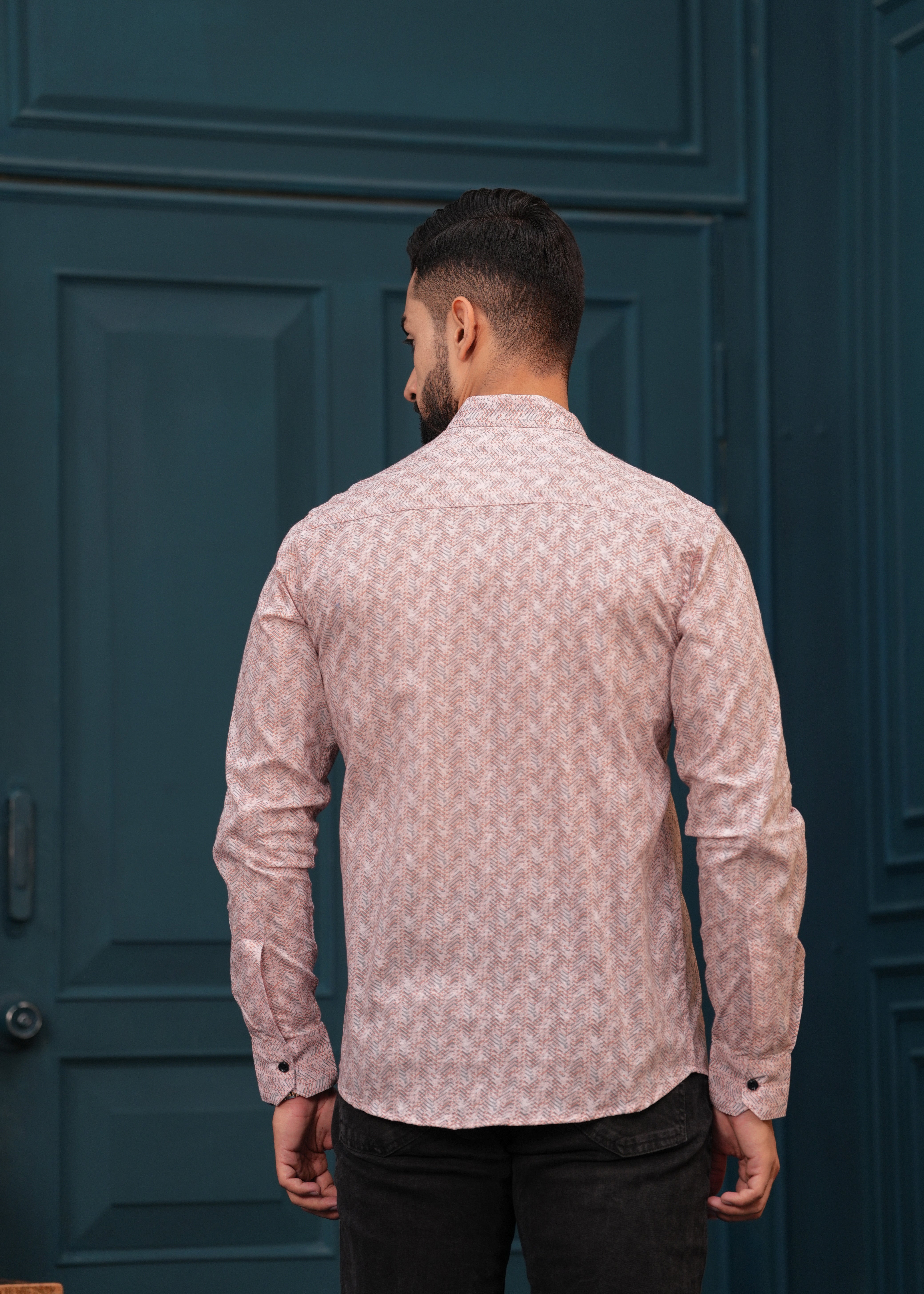 STYLISH LINE PRINTED SHIRT