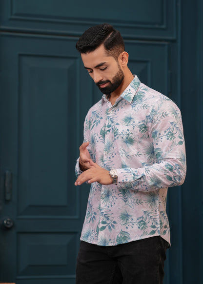 BLUE FLORAL SHIRT
