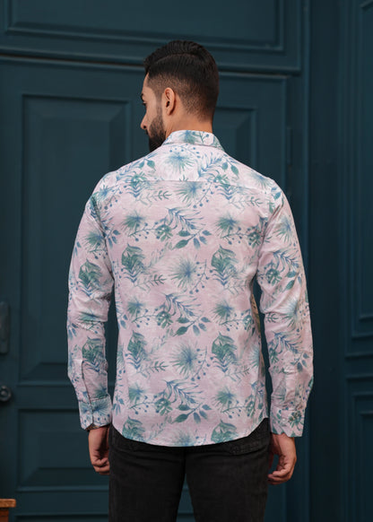 BLUE FLORAL SHIRT