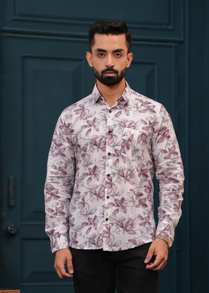 PINK FLORAL SHIRT