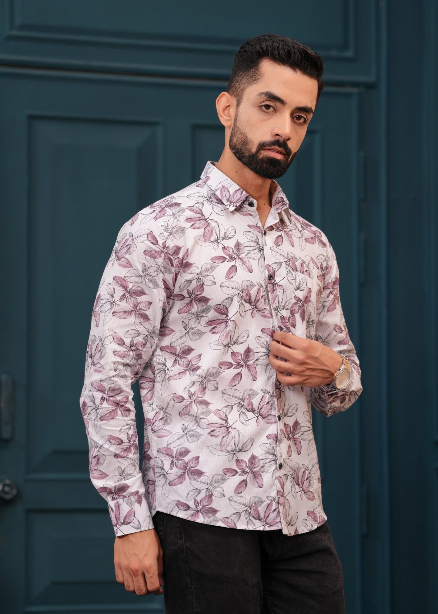 PINK FLORAL SHIRT