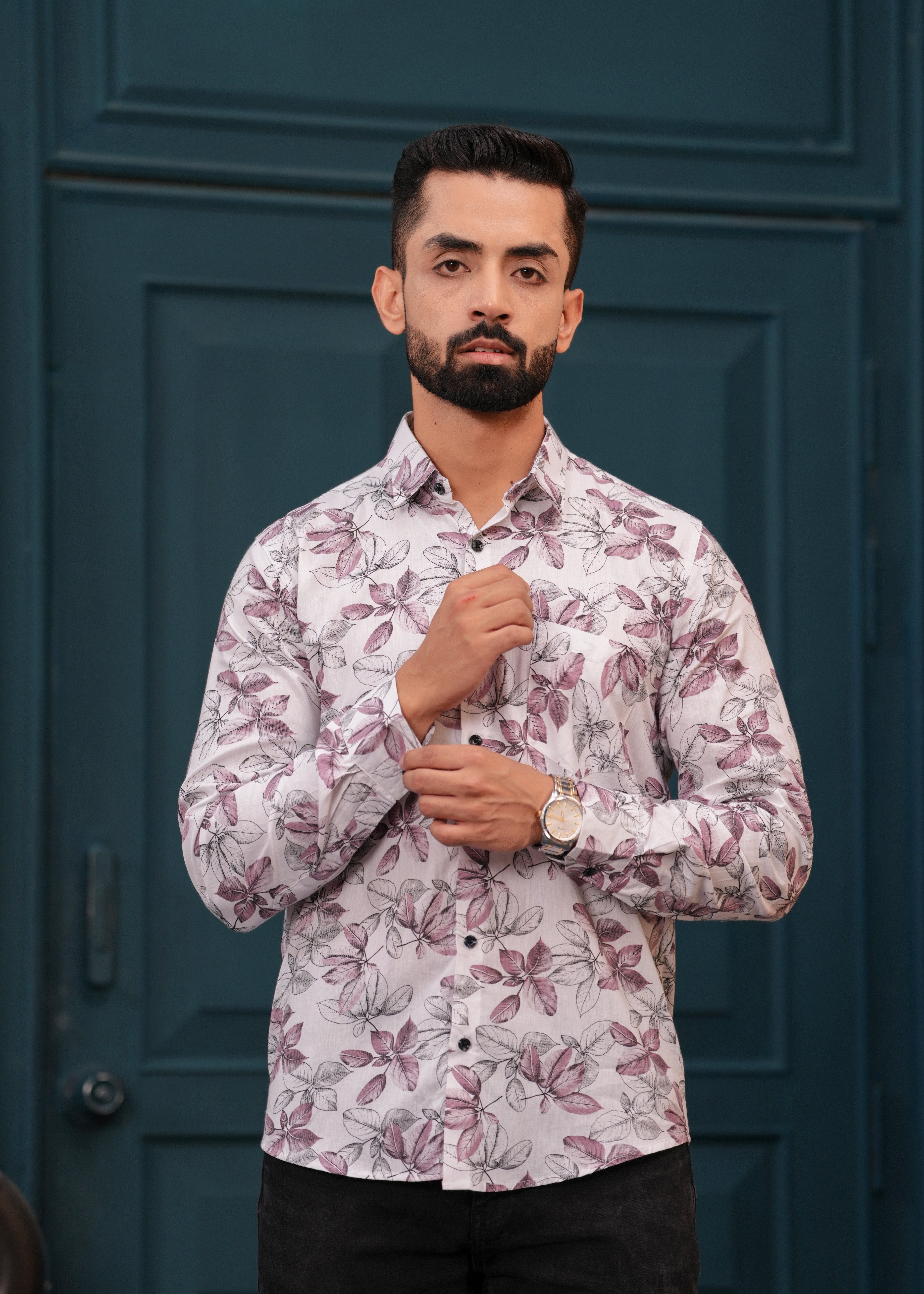 PINK FLORAL SHIRT