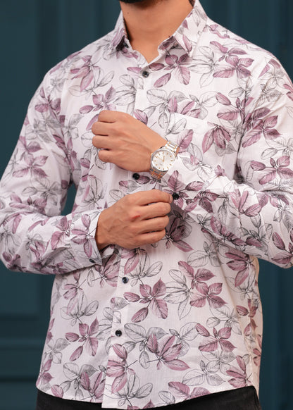 PINK FLORAL SHIRT
