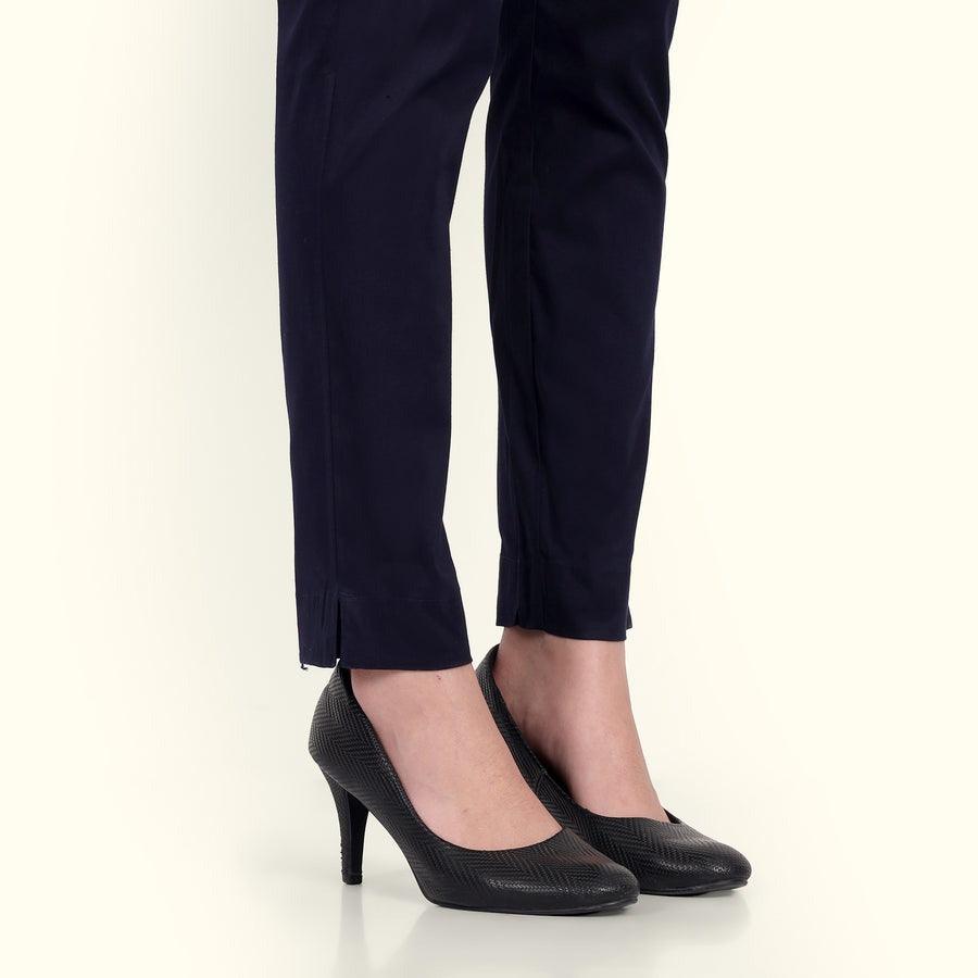 Navy Blue Stretchable Cotton Pant