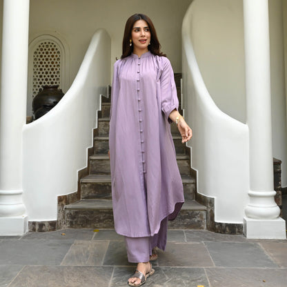 Lilac Rayon Co-Ord Set
